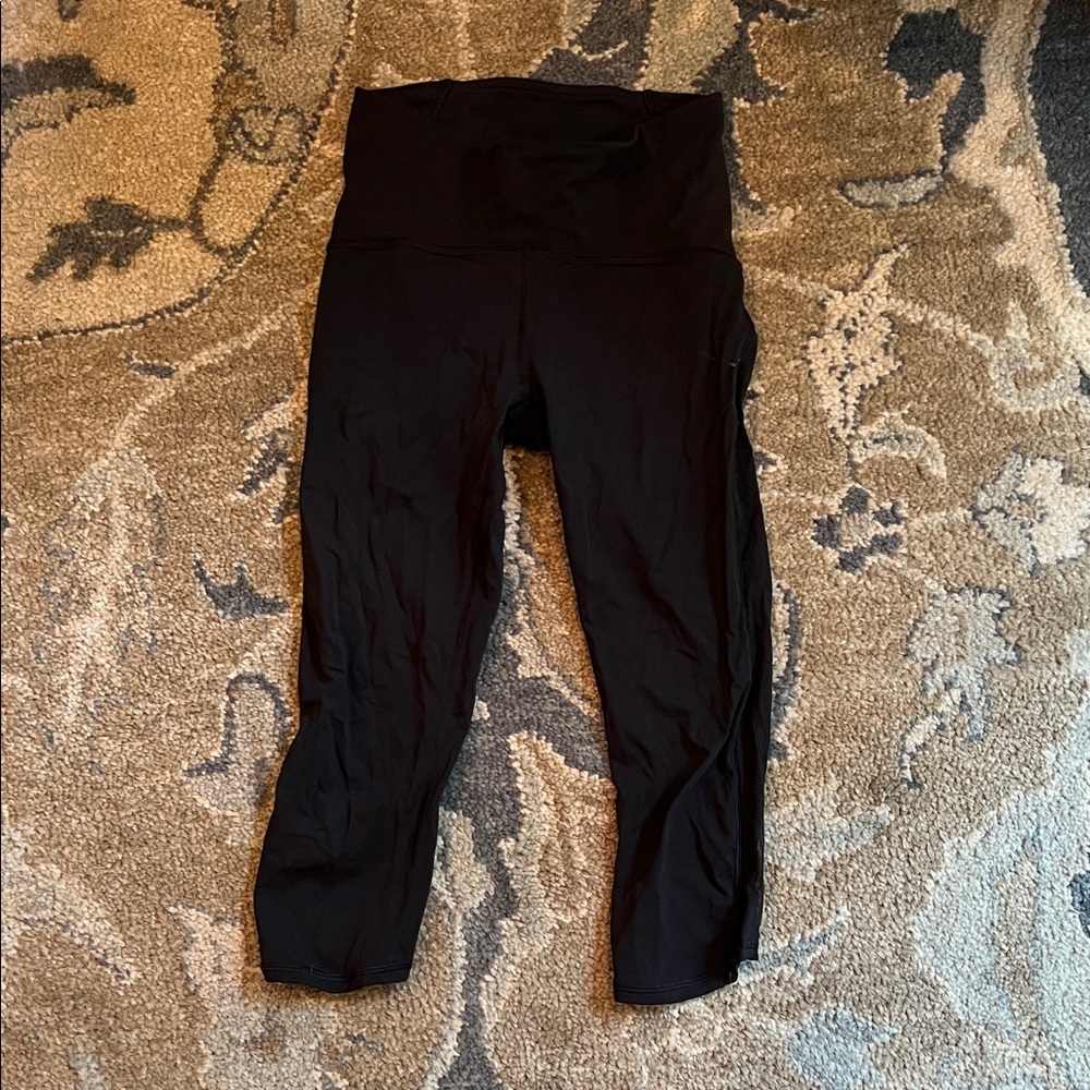 Lululemon Cropped Black Leggings